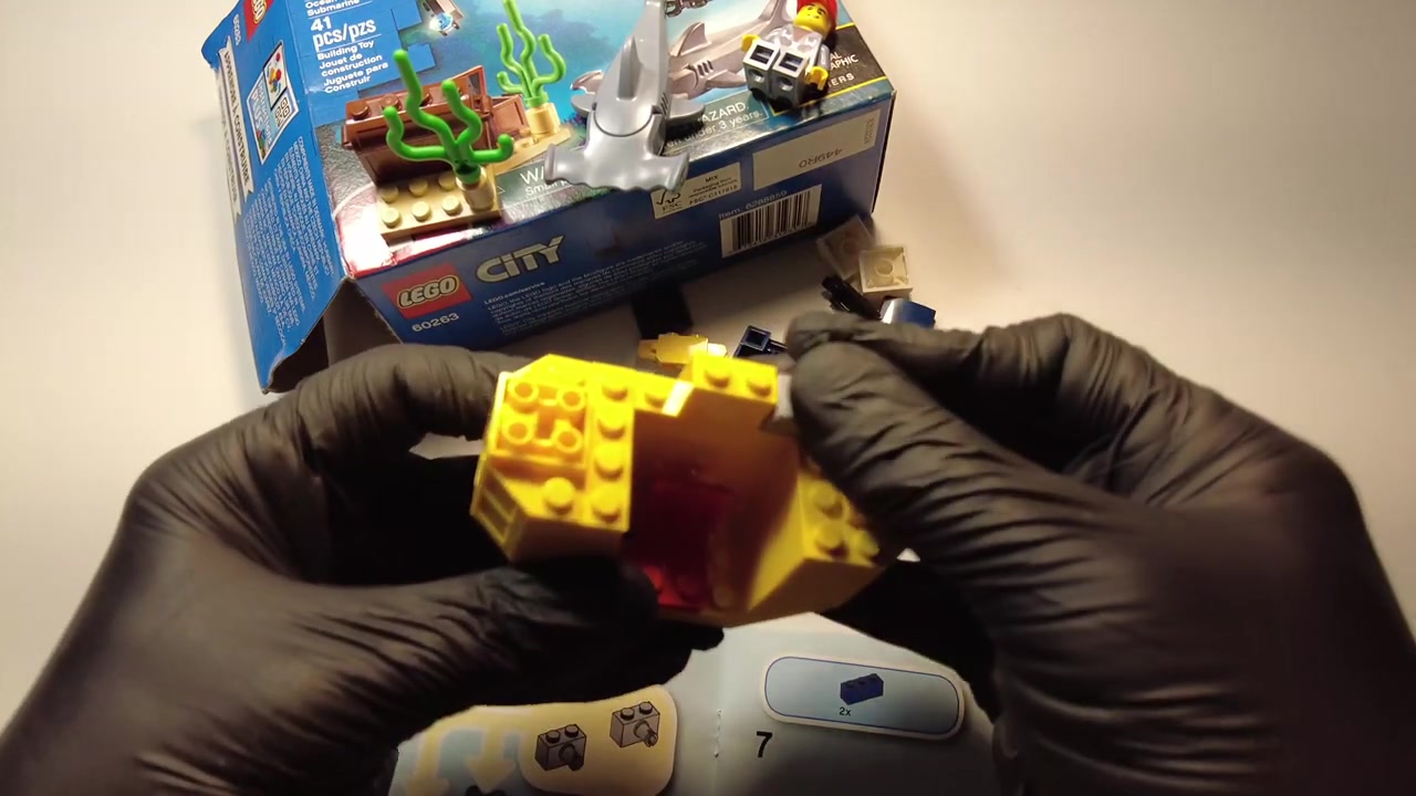 "lego city 60263 海洋迷你潜艇 speed build 乐高套装"