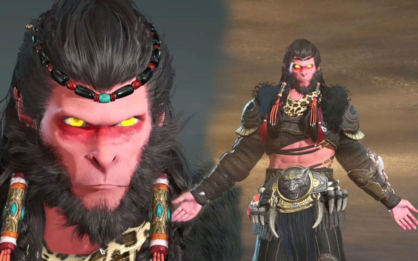 【永劫无间】没错我又来蹭猴哥热度了!风男狂野版大圣捏脸!