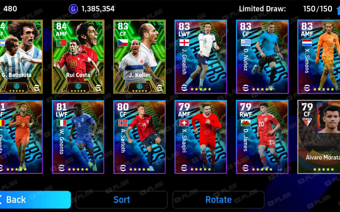 实况足球国际服:231113史诗包预告,新版权鲁伊科斯塔,巴蒂,头球之王