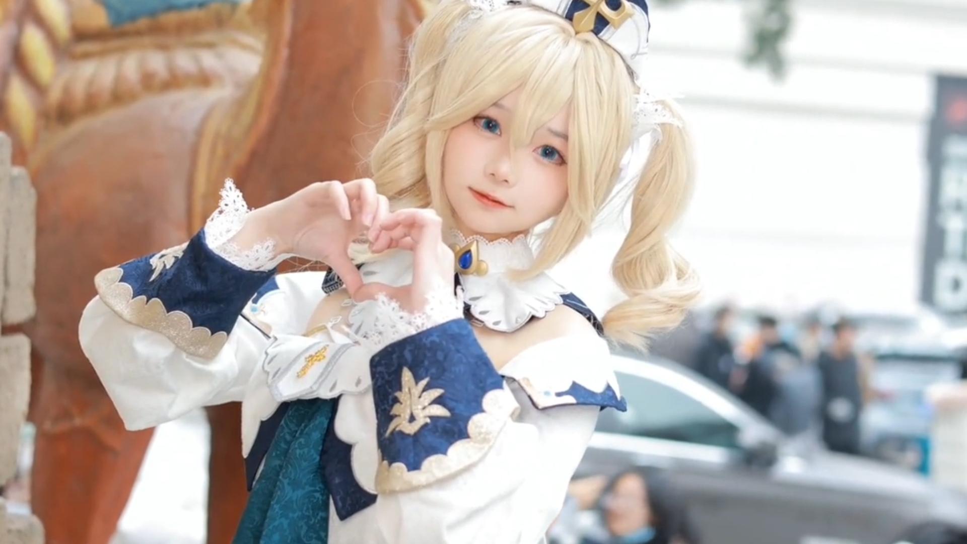 可可爱爱 没有脑袋~|原神芭芭拉cos