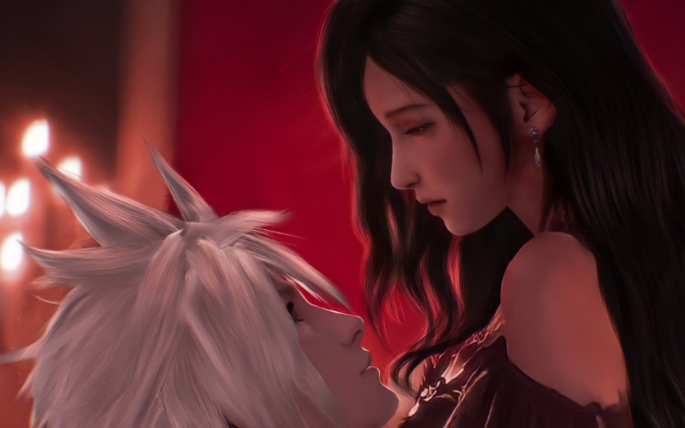 【ff7/克劳德x蒂法】could this be love_哔哩哔哩 (゜-゜)つロ 干杯