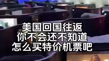 美国往返国内商务舱特价啦,2024年1月至8月均有特价机票,现在可以提前预定啦,带上您的行程时间和舱位来了解航班信息吧#特价机票 #美国回国机票 #...