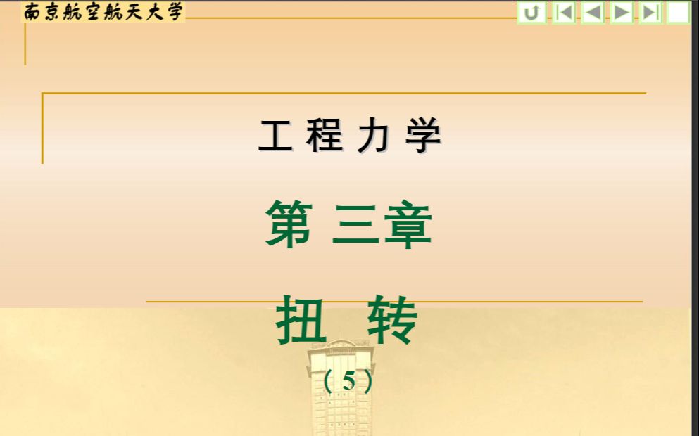 15.扭转(5)【南京航空航天大学】材料力学Ⅰ(刘鸿文第6版)哔哩哔哩bilibili