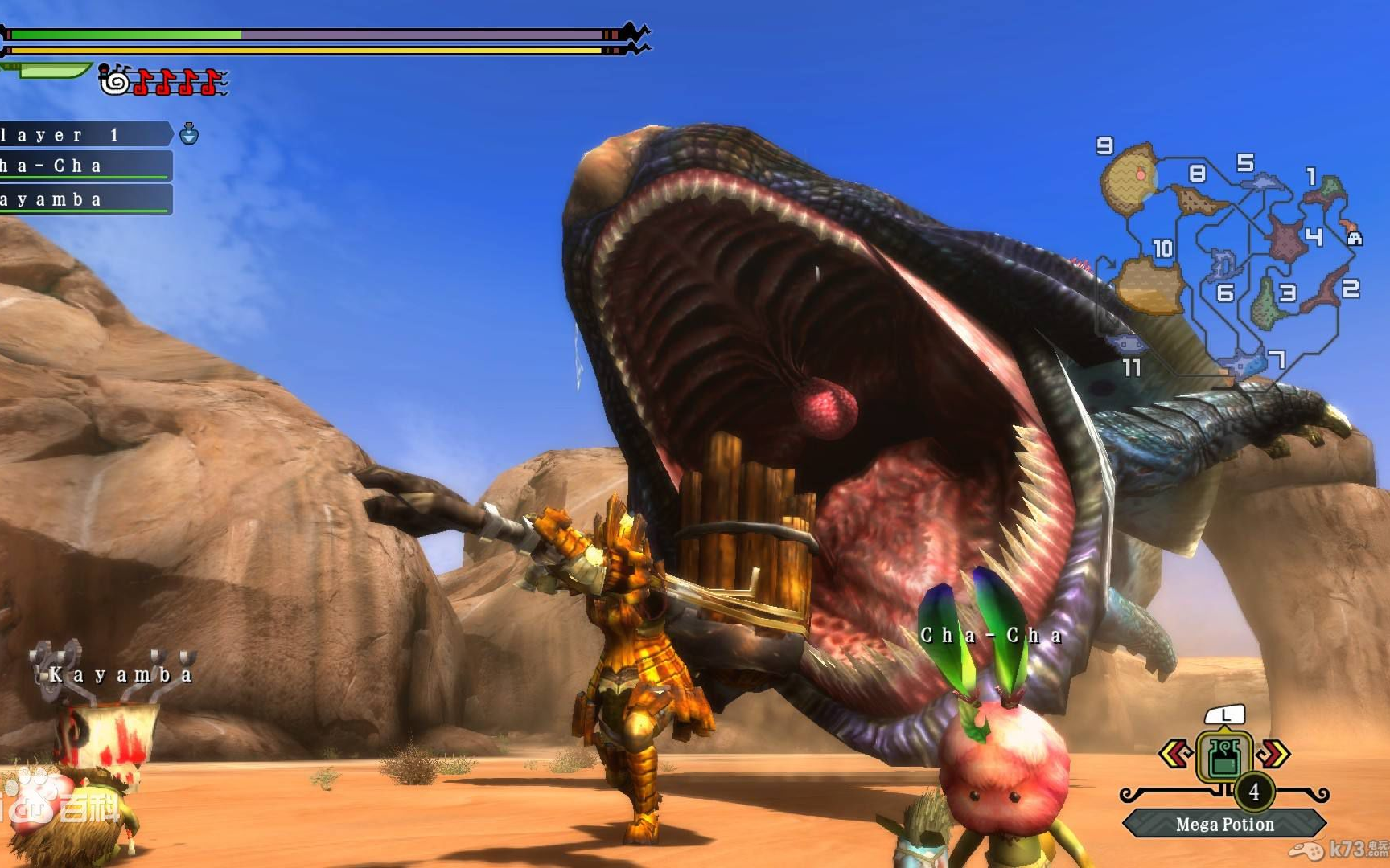 怪物猎人p3村任务潜口龙