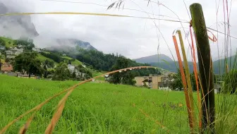 雨中瑞士乡村 施维茨 Schwyz 雨和大自然的声音