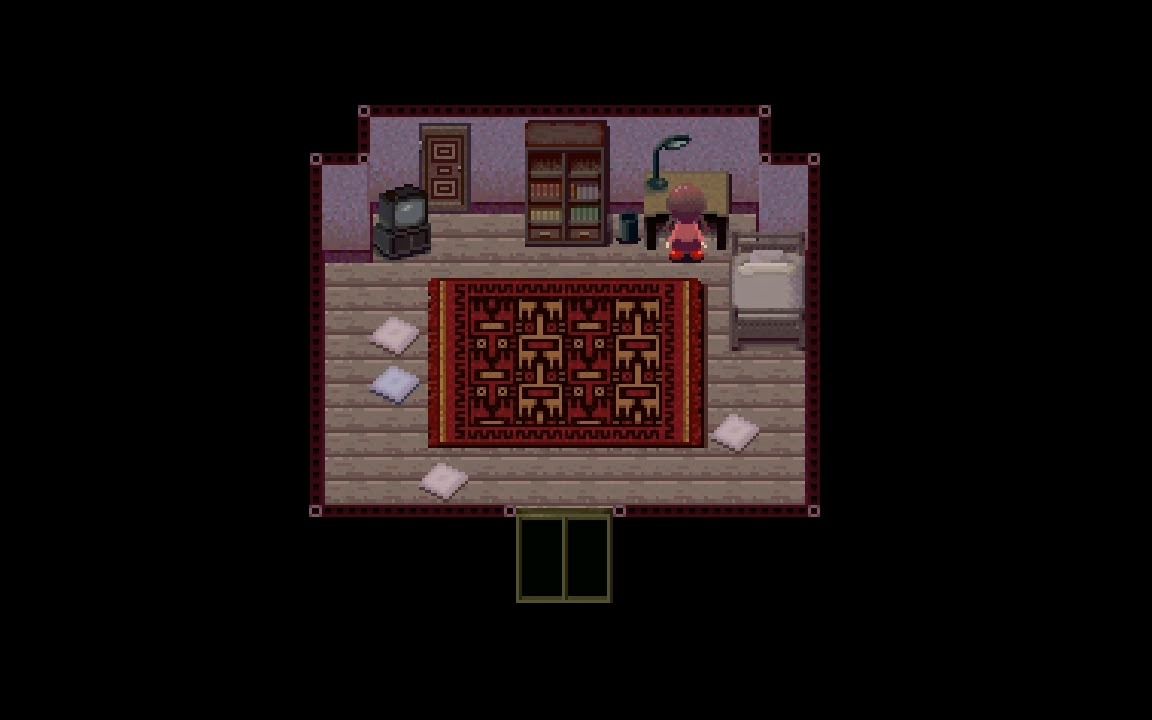 【恐怖游戏】梦日记:重置版 小彩蛋 触发了3d变成2d场景