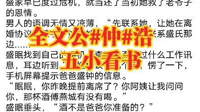 [图]《前妻攻略：傅先生偏要宠我》盛眠傅燕城《前妻攻略：傅先生偏要宠我》盛眠傅燕城