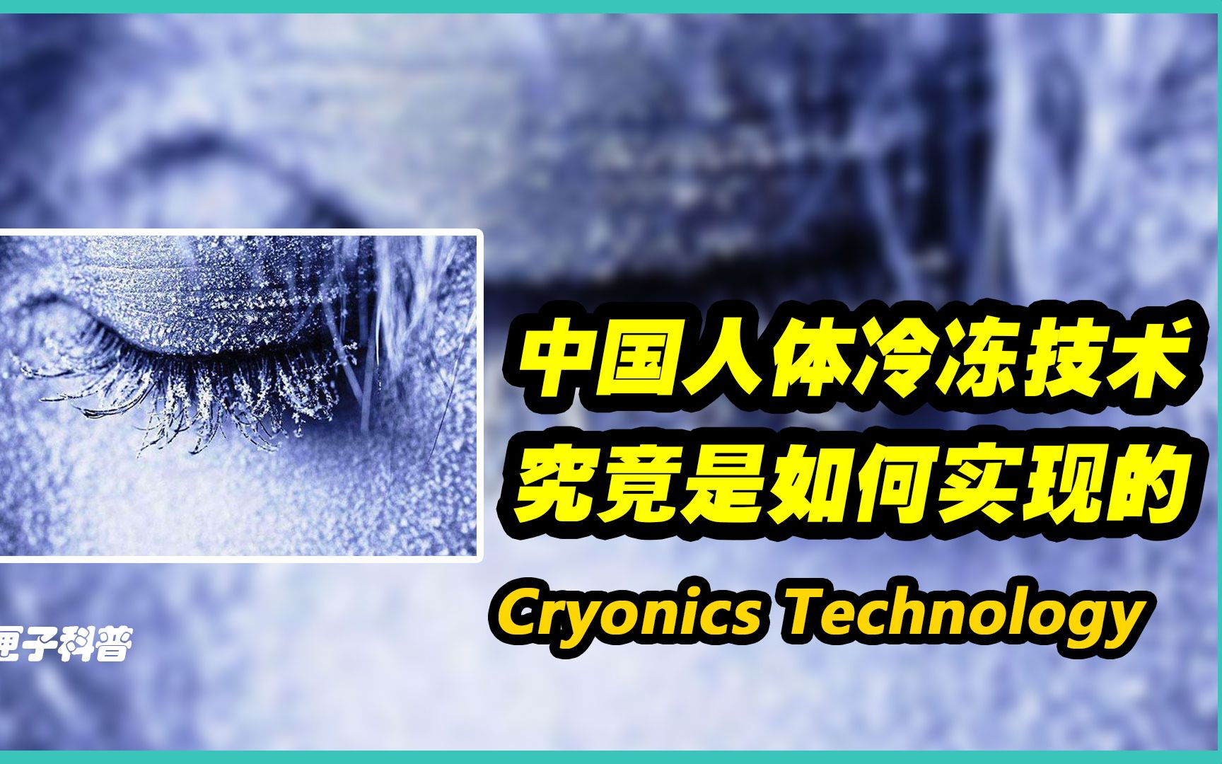 中国人体冰冻技术,究竟是怎样实现的?冷冻后还能苏醒吗哔哩哔哩bilibili