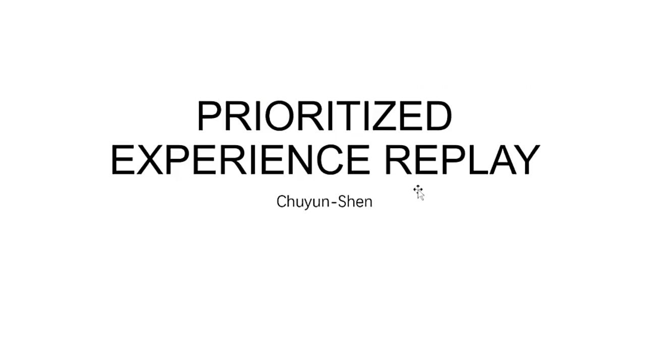 Prioritized Experience Replay哔哩哔哩bilibili