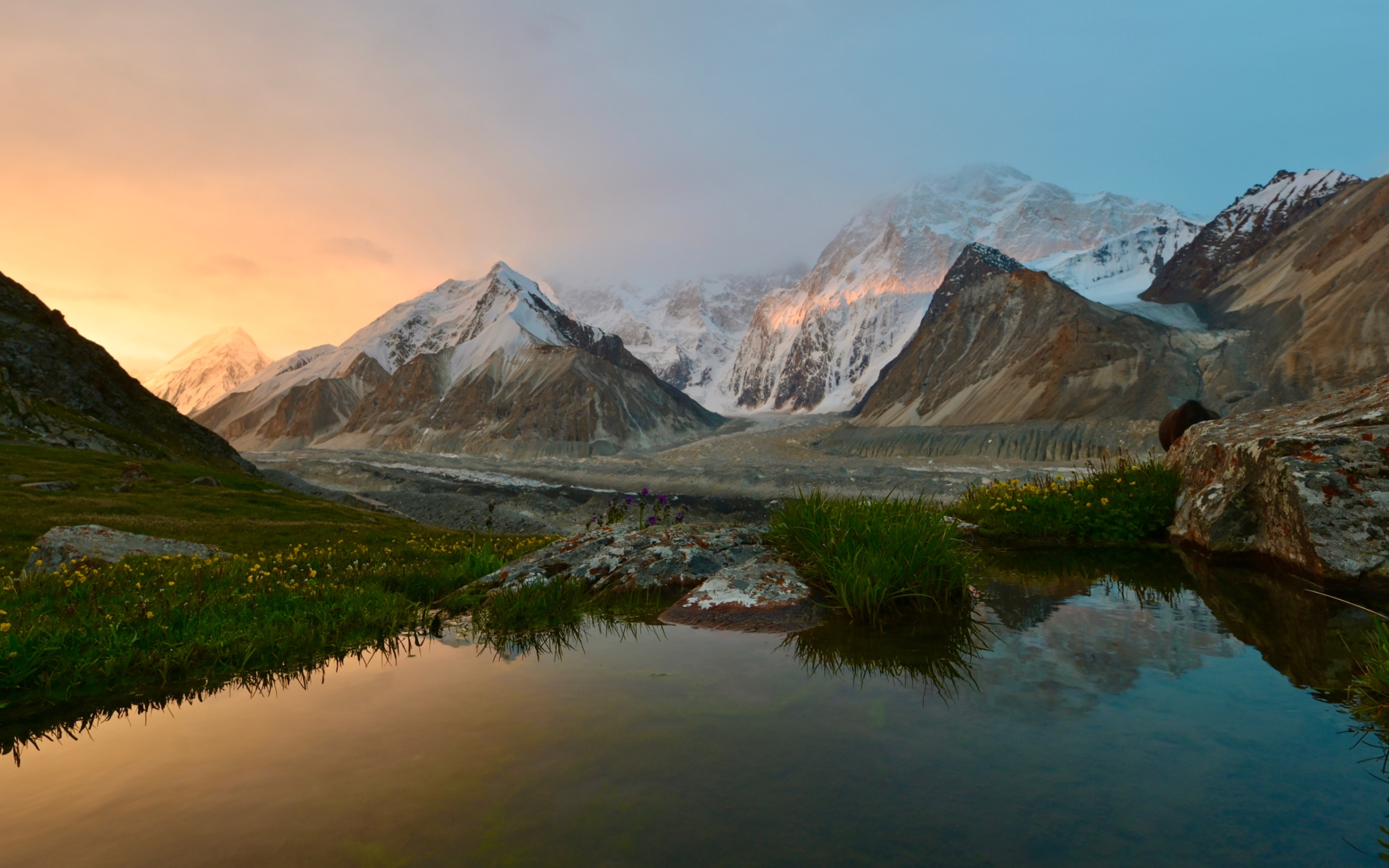 大美新疆 天山山脉 徒步翻越天山山脉 夏特古道-古代丝绸之路,唐僧