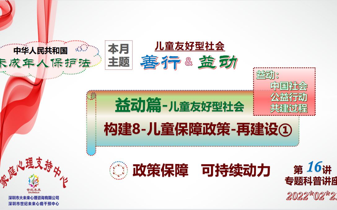 益动篇:构建8儿童保障政策再建设1(关键词:政策保障和可持续动力)哔哩哔哩bilibili