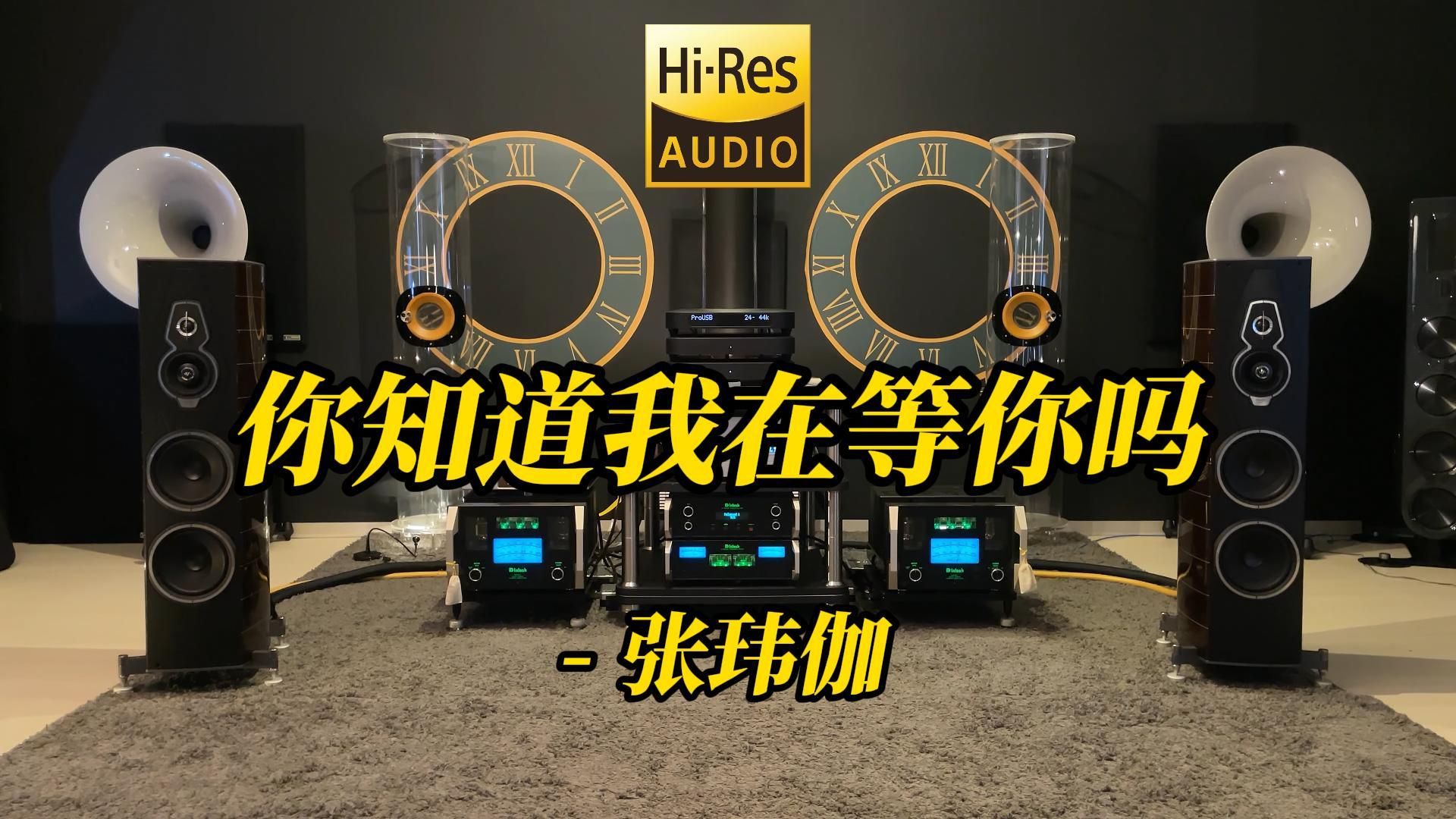 [图]顶级旗舰HIFI发烧音箱听 张玮伽《你知道我在等你吗》【Hi-Res音质】