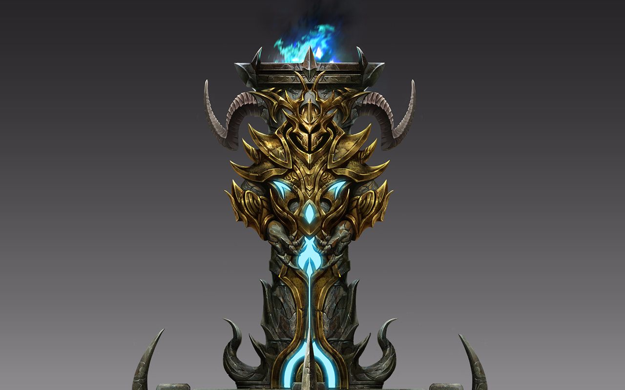 3dmax游戏场景道具-祭祀