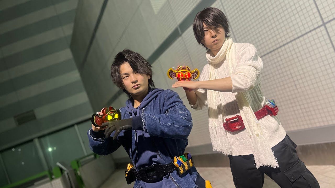 【特摄】假面骑士月骑 外网cos kiva 变身!