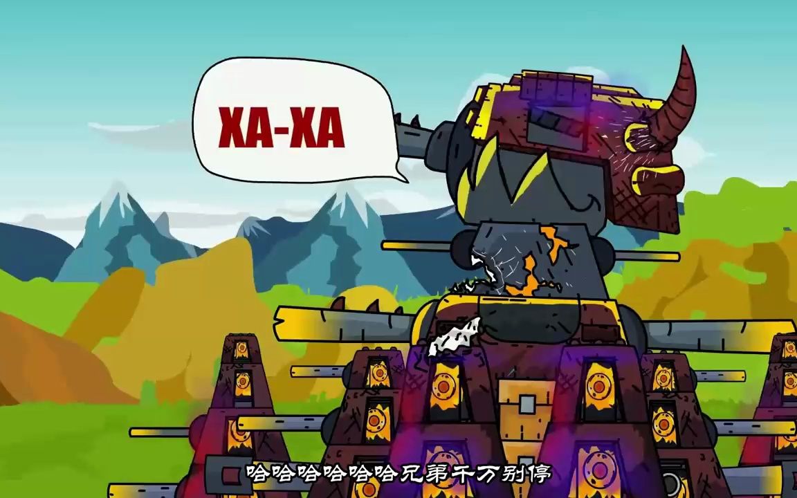 154. 坦克世界动画:kv-44大战地狱kv-44