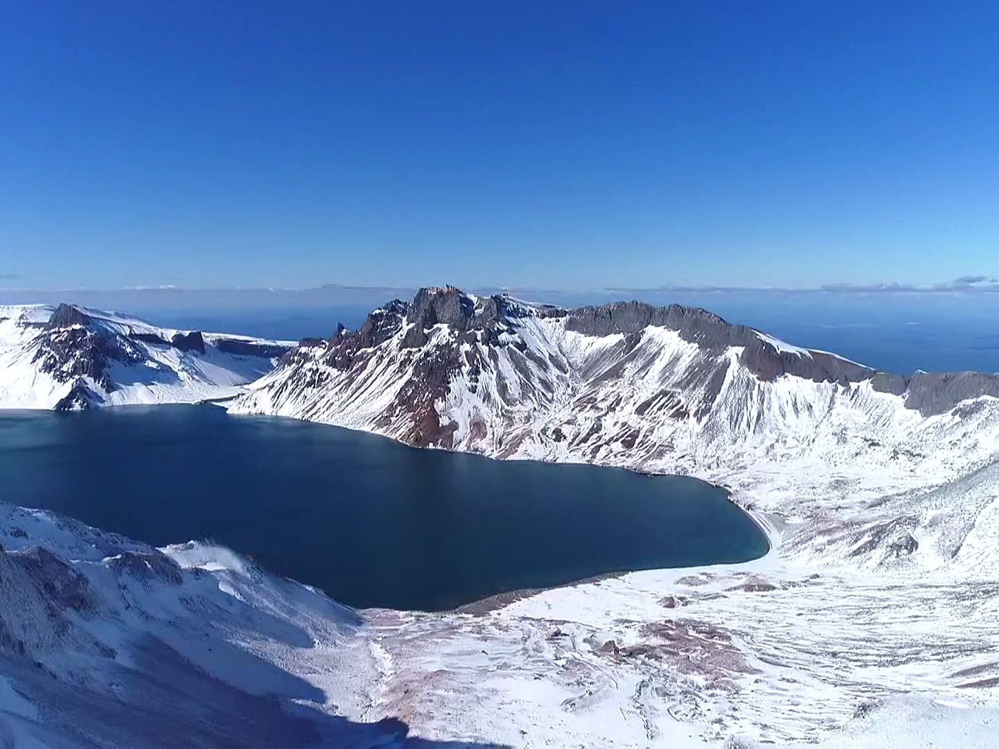 白头山和白头山密营16:40左右朝鲜kctv2024.01.