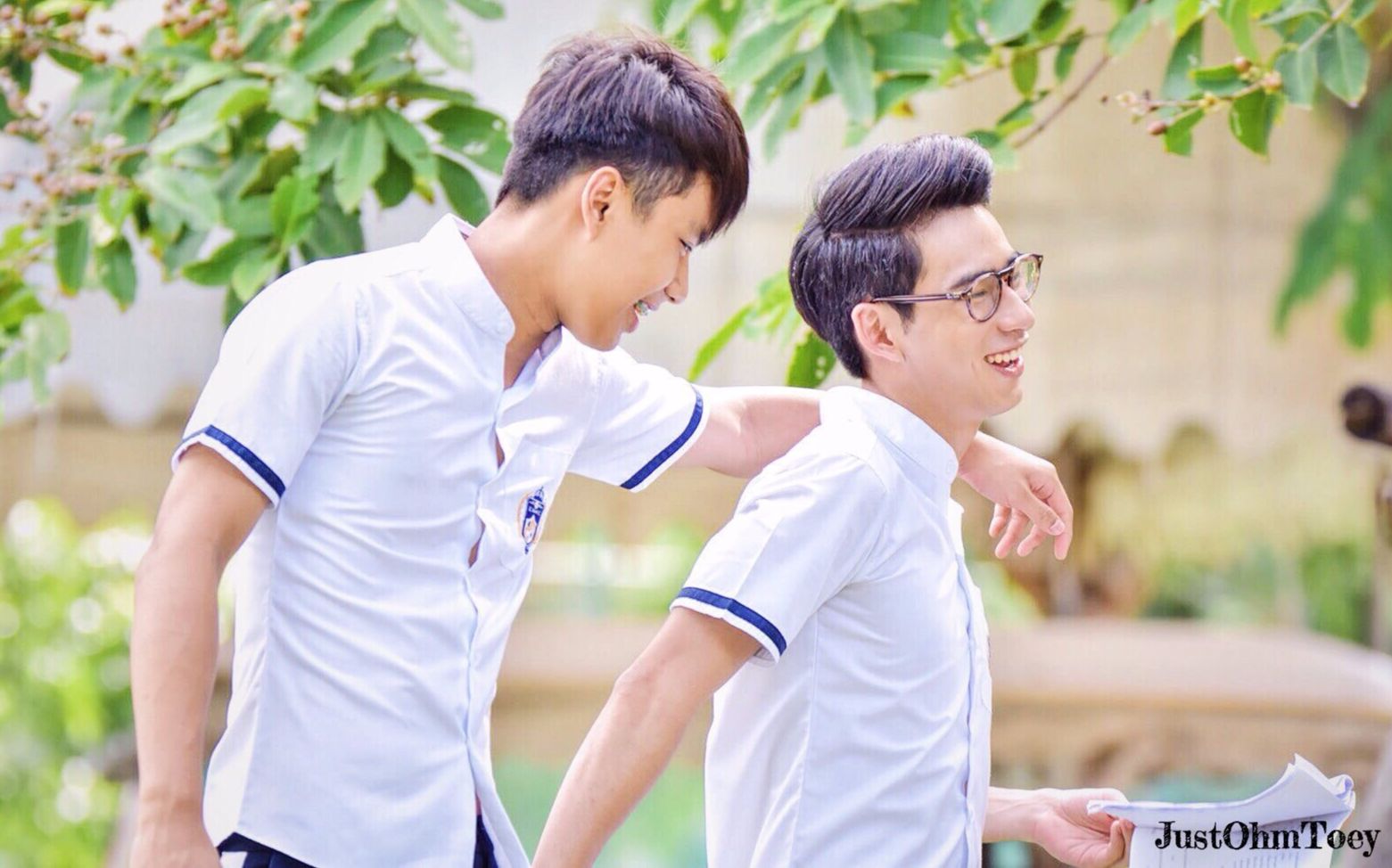 【高校战争/ohm×toey】behind the scene 幕后花絮 饭拍视频