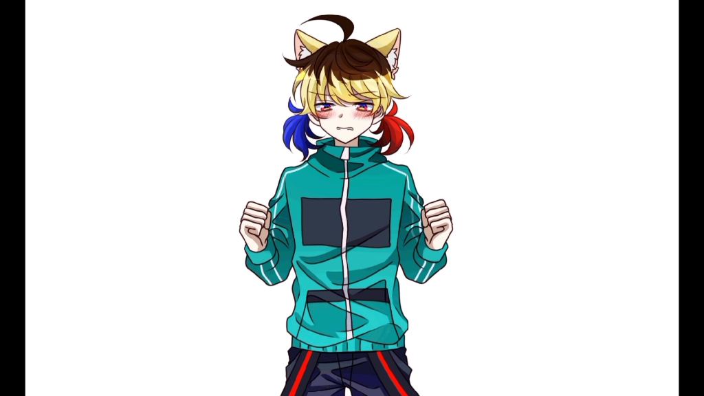 【恶狼游戏手书动画】sad cat dance,但是瑠璃川优斗(微优千)