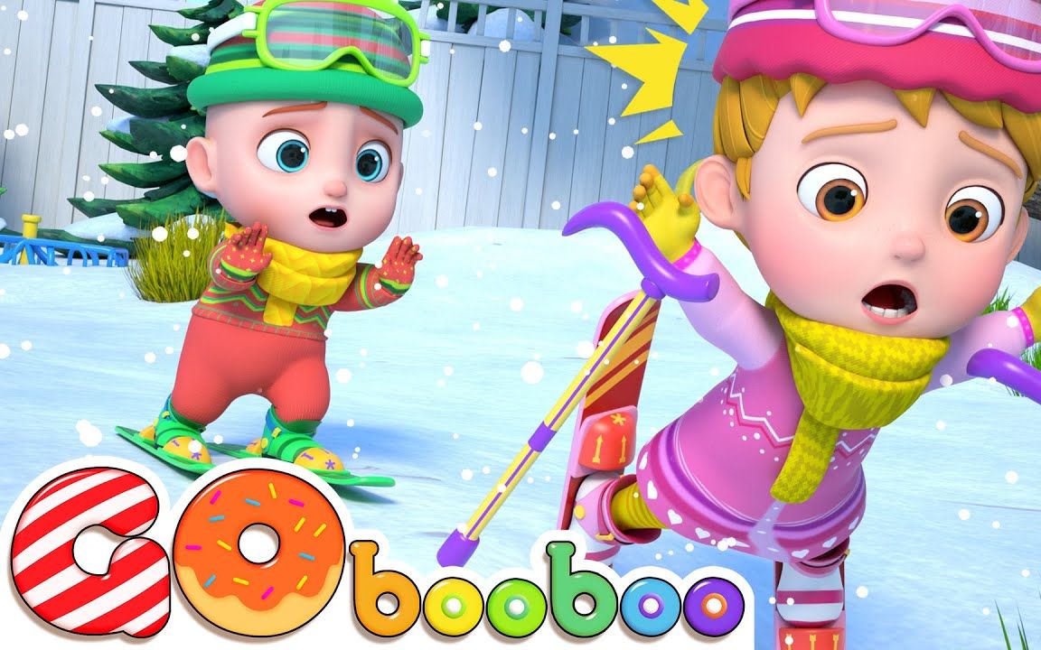 [图]【GoBooBoo英文儿歌】Ski Rides | Ski Song | 滑雪车 | 滑雪歌 | Nursery Rhymes & Kids Songs