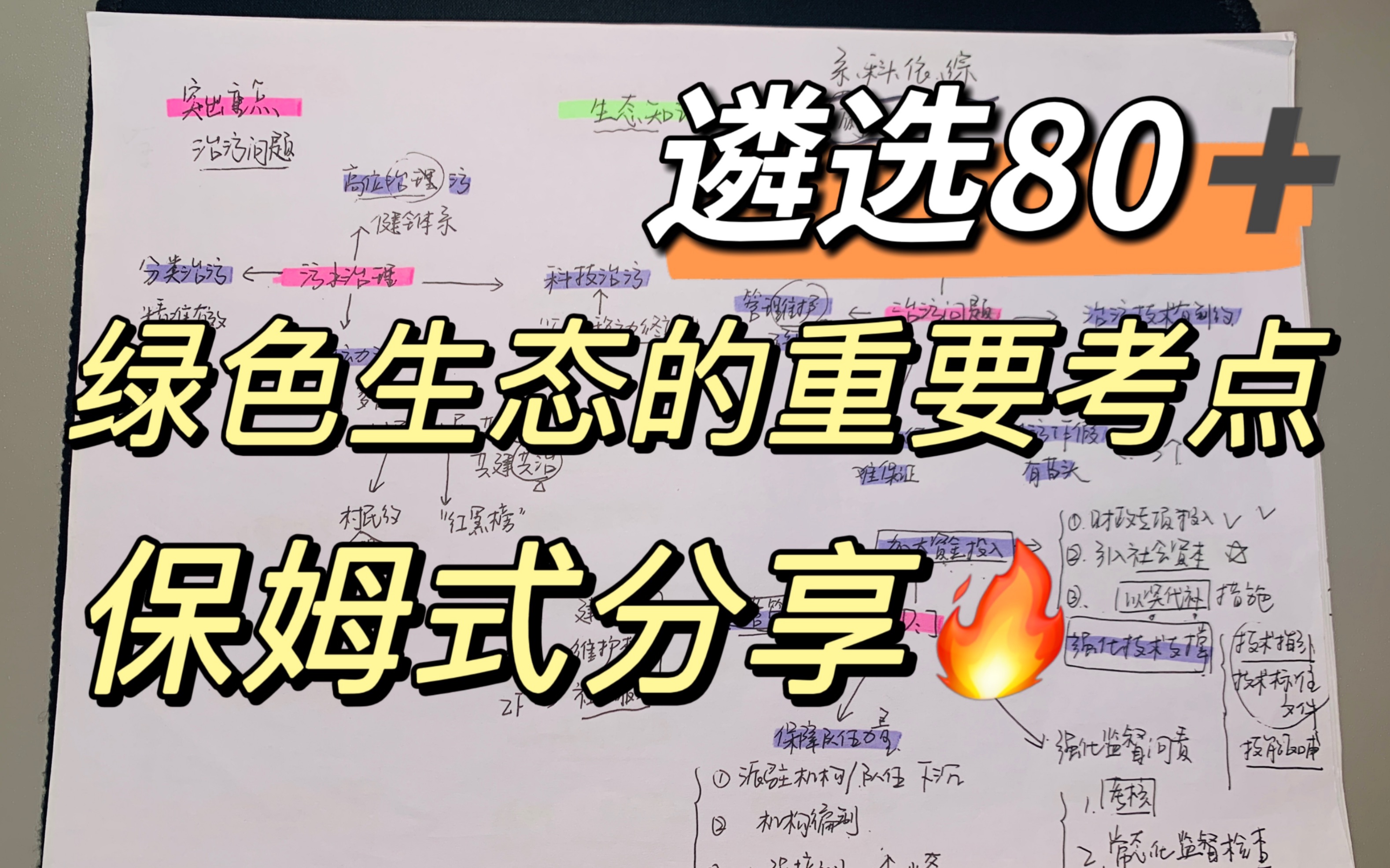 03.28遴选申论|上岸押题热点中的热点!绿色生态非常重要,但考试不会泛泛考察,而是从小切口角度以小见大,如厕所革命、污水治理、垃圾分类,今天择...