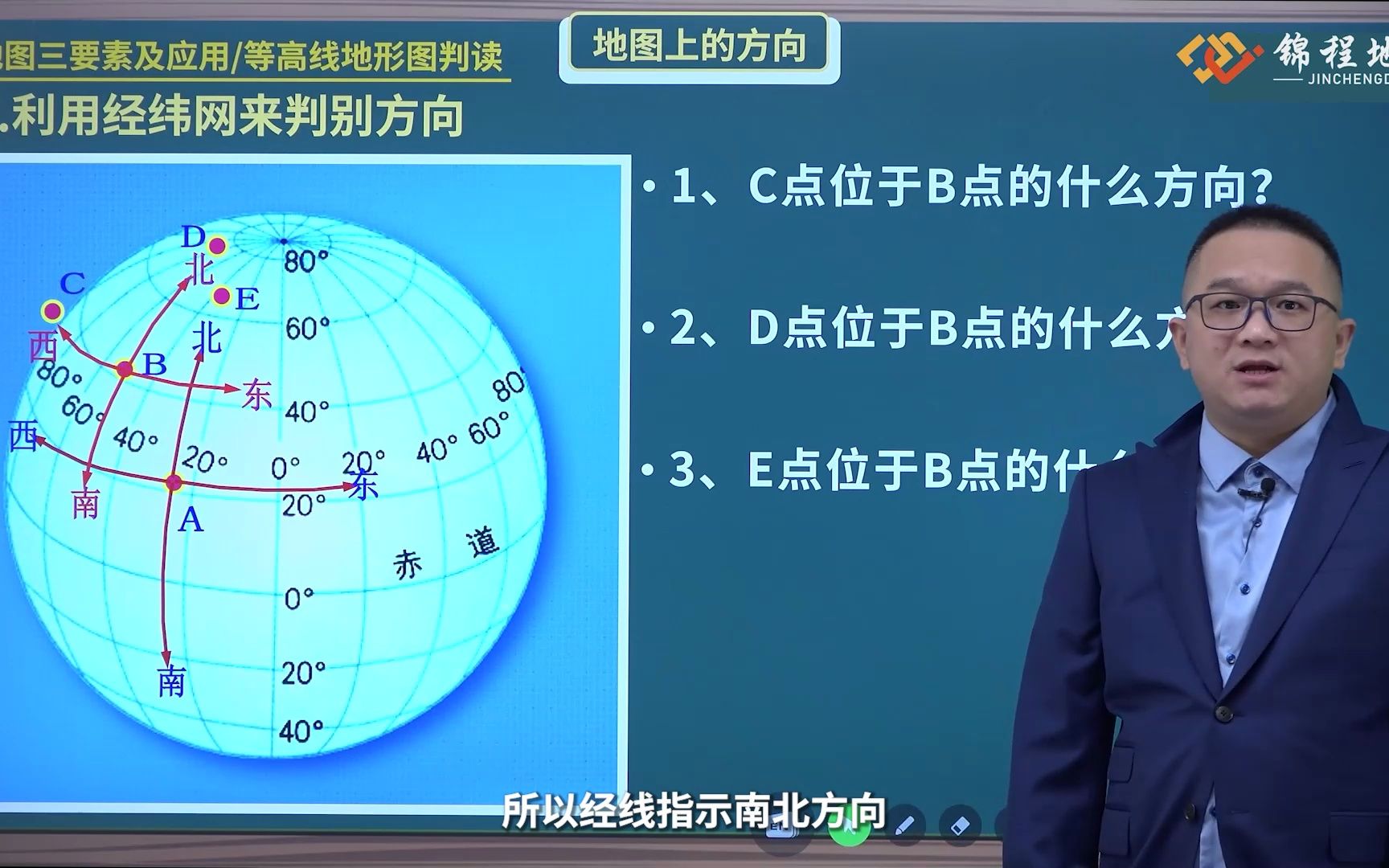 [图]蒋锦程老师教你学习地图三要素及应用