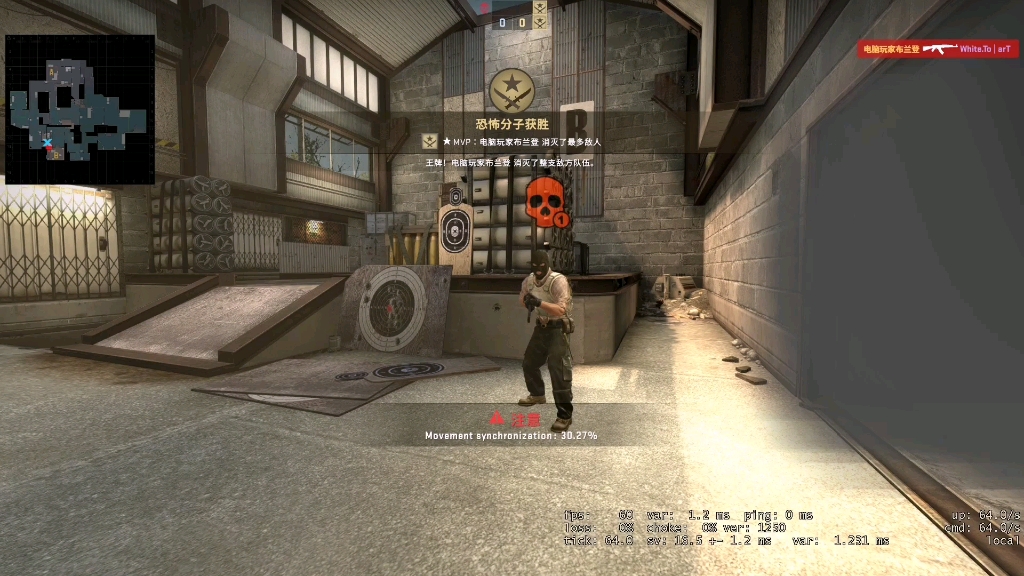 csgo工坊图s1mple盲狙模仿