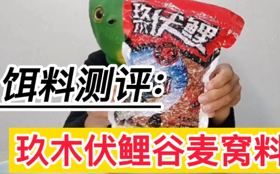 饵料测评:玖木伏鲤谷麦窝料,各位老铁觉得怎么样?哔哩哔哩bilibili