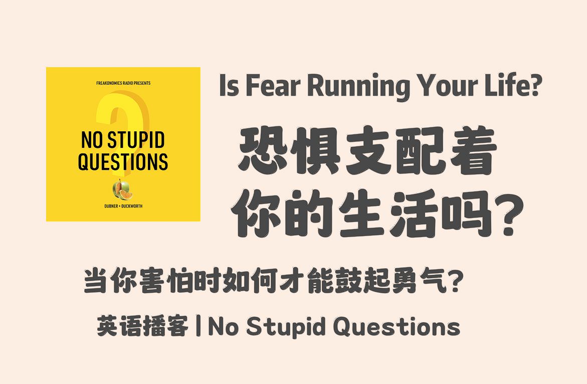 【No Stupid Questions】英语播客|恐惧支配着你的生活吗?当你害怕时如何才能鼓起勇气?|心理学英文播客 Podcast哔哩哔哩bilibili