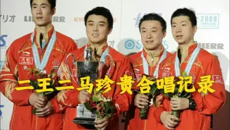 【王励勤/王皓/马琳/马龙】新领导班子应景合唱之《真心英雄》