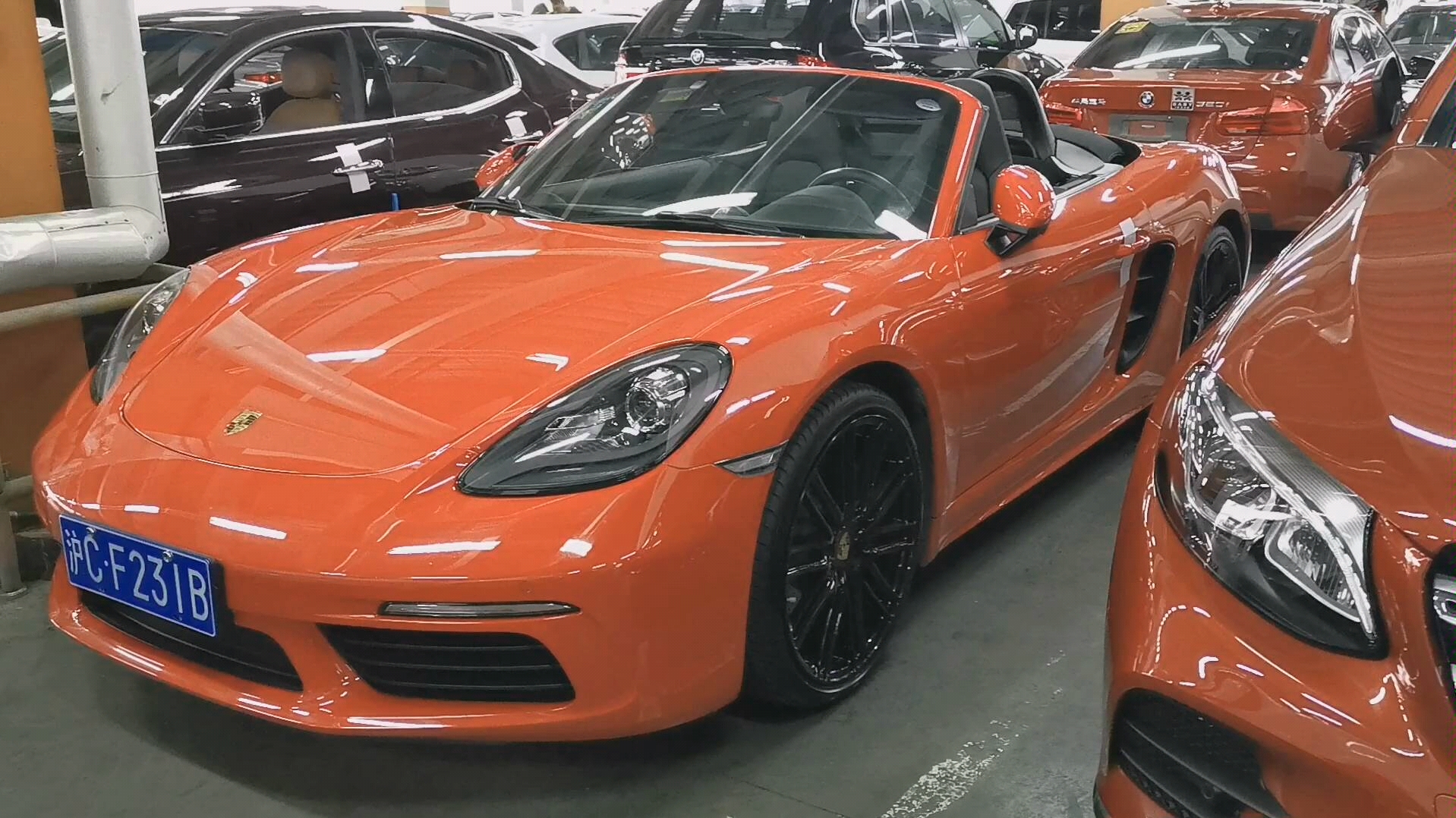 保时捷718 boxster 软顶敞篷 2.0t 2017年9月 3.