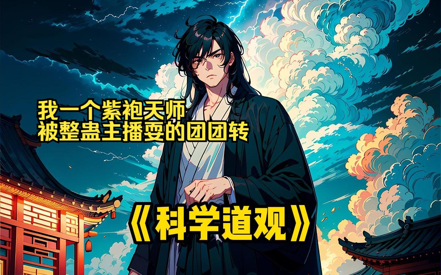 我一个紫袍天师,被一个整蛊主播耍的团团转,我直接一道雷法给他劈得渣