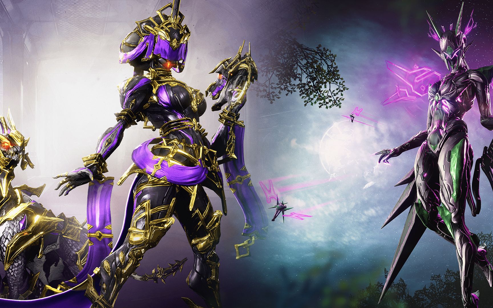 warframekhoraprime猫甲p蝶妹大地女神豪皮已上线