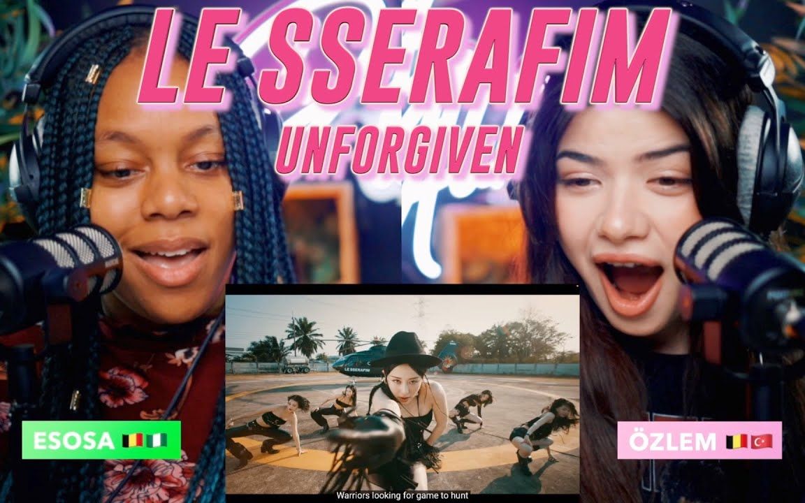 [图]LE SSERAFIM - 'UNFORGIVEN (feat. Nile Rodgers)' OFFICIAL M/V reaction