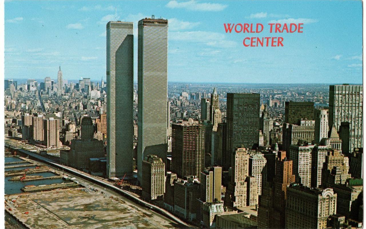 1972年1月纽约世贸双塔大厦对外开放worldtradecenter