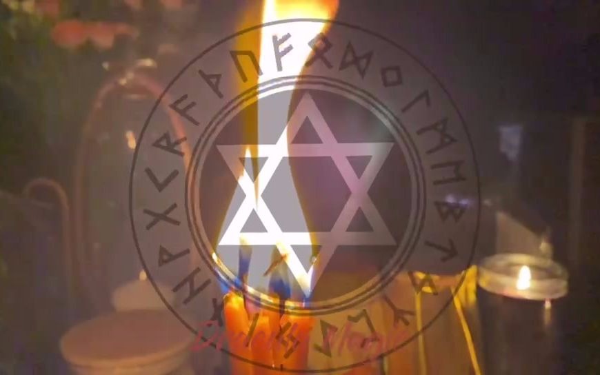 白魔法/光明灵力 仪式土魔法蜡烛,简易魔法仪式自操