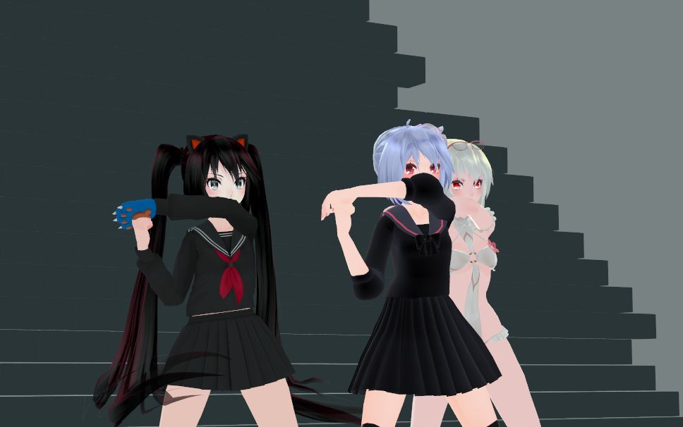 【mmd】比较帅的中枪舞 没有渲染!