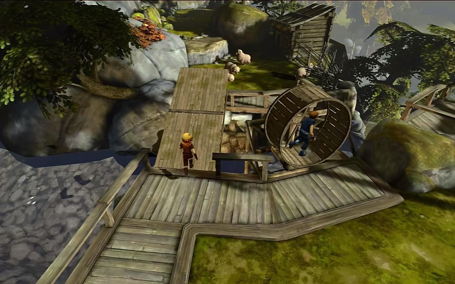 switch游戏兄弟双子传说双人解谜冒险游戏感受血溶于水的兄弟之情