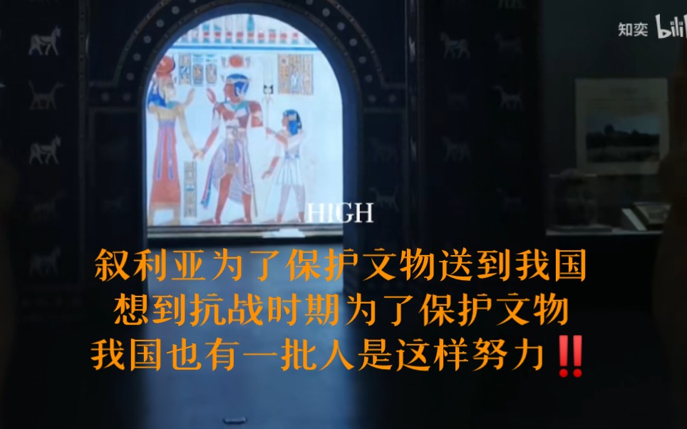 战火中的叙利亚为了保护文物送到中国博物馆进行展出——河北博物馆取名叫做“玫瑰国度”他代表着希望哔哩哔哩bilibili