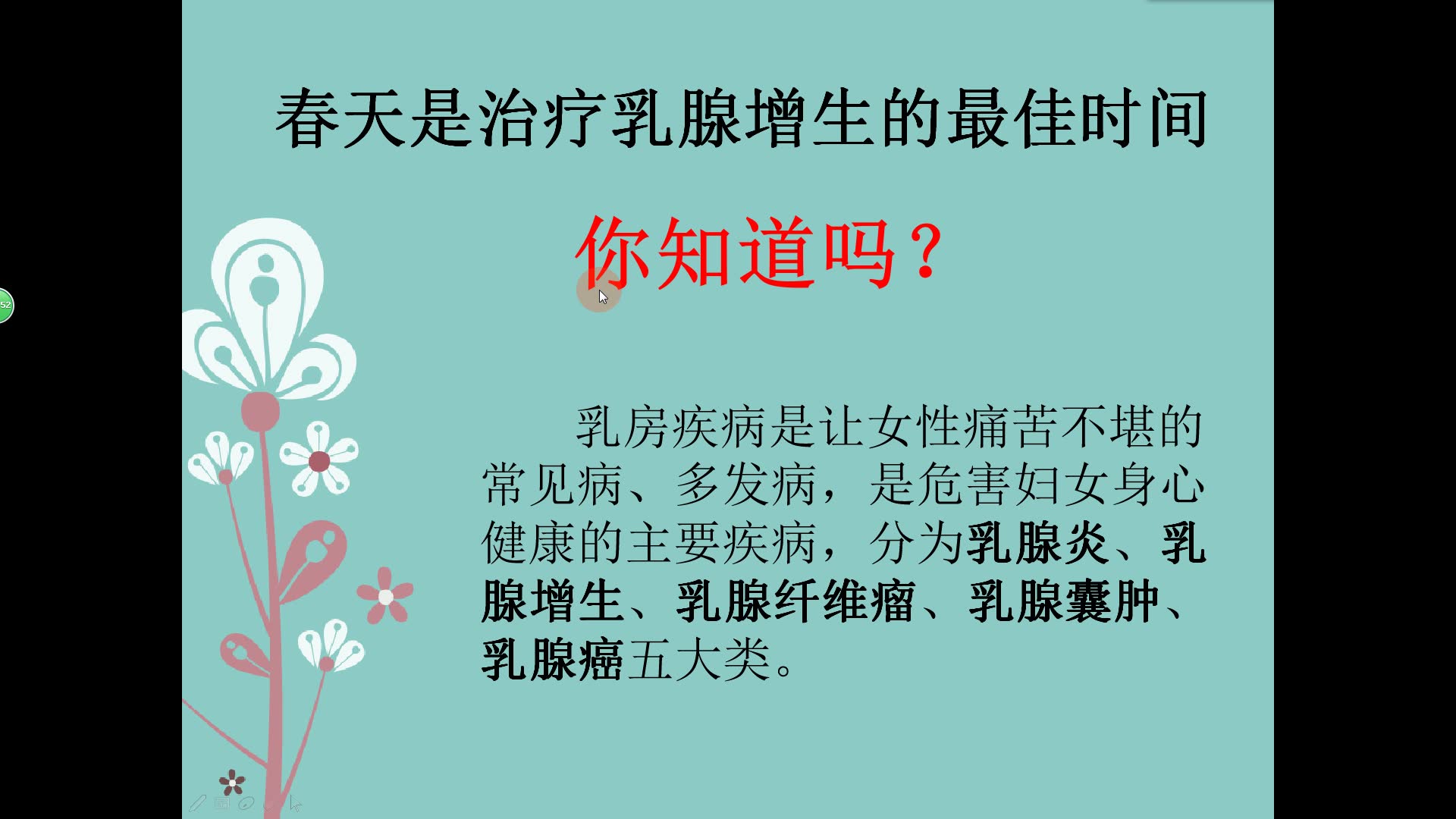 什麼時候是治療乳腺增生的最佳時間?