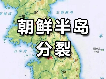 不是所有国家历史上都有秦始皇,分裂才是朝鲜半岛的历史常态哔哩哔哩bilibili