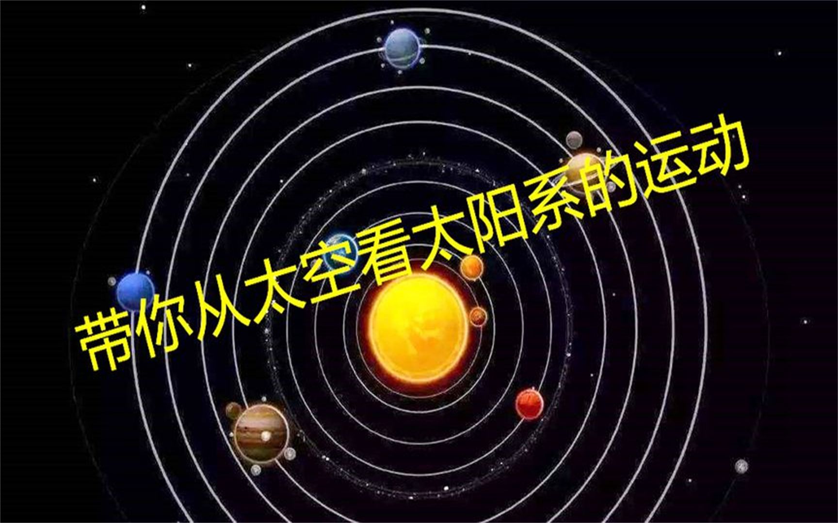 太阳系是怎样的布局呢?地球和太阳,月球和行星会有怎样的队列?