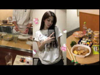 [韩/seoyeon] 2024.12.22 在日本美食店见到了长得帅的厨师/ft.制作Hello Kitty定制T恤哔哩哔哩bilibili