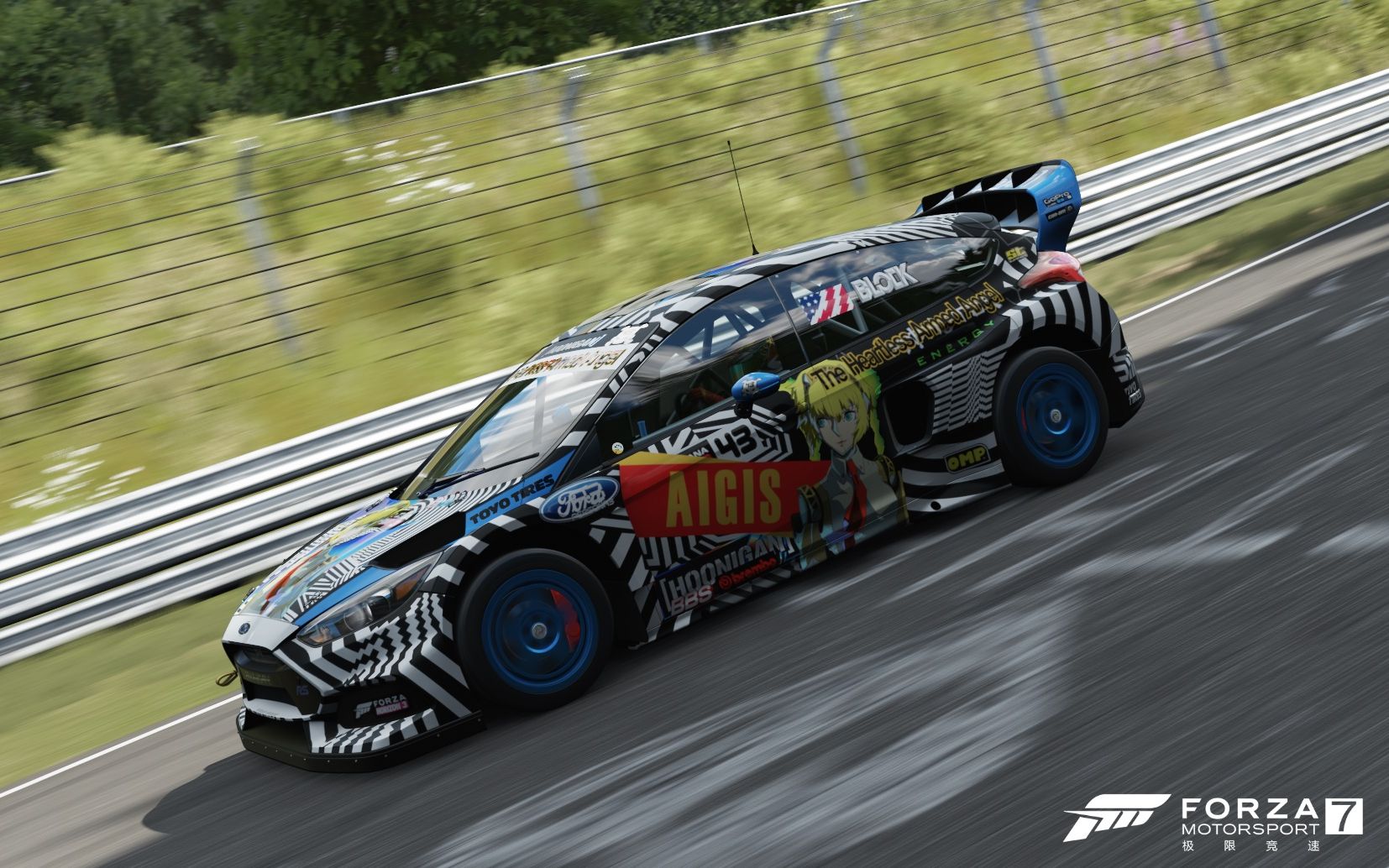 极限竞速7 aegis涂装 2016 福特 focus rs rx 7′29〃305_哔哩哔哩