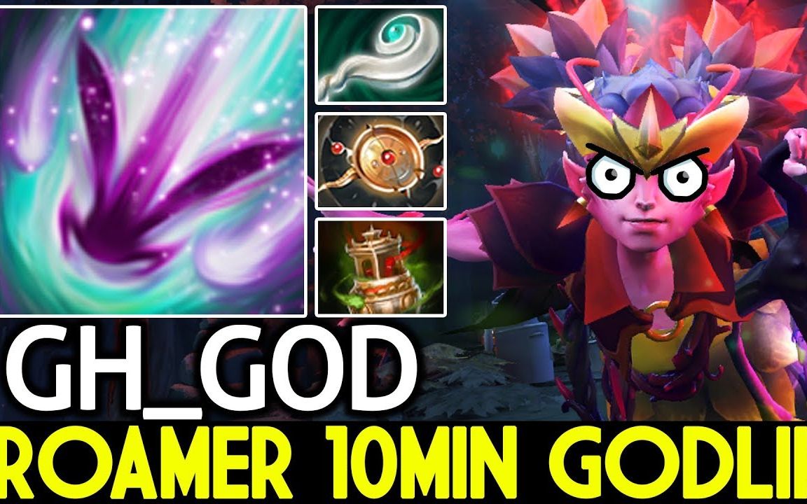 gh_god [dark willow] pro roamer 10 min godlike_哔哩哔哩_bilibili