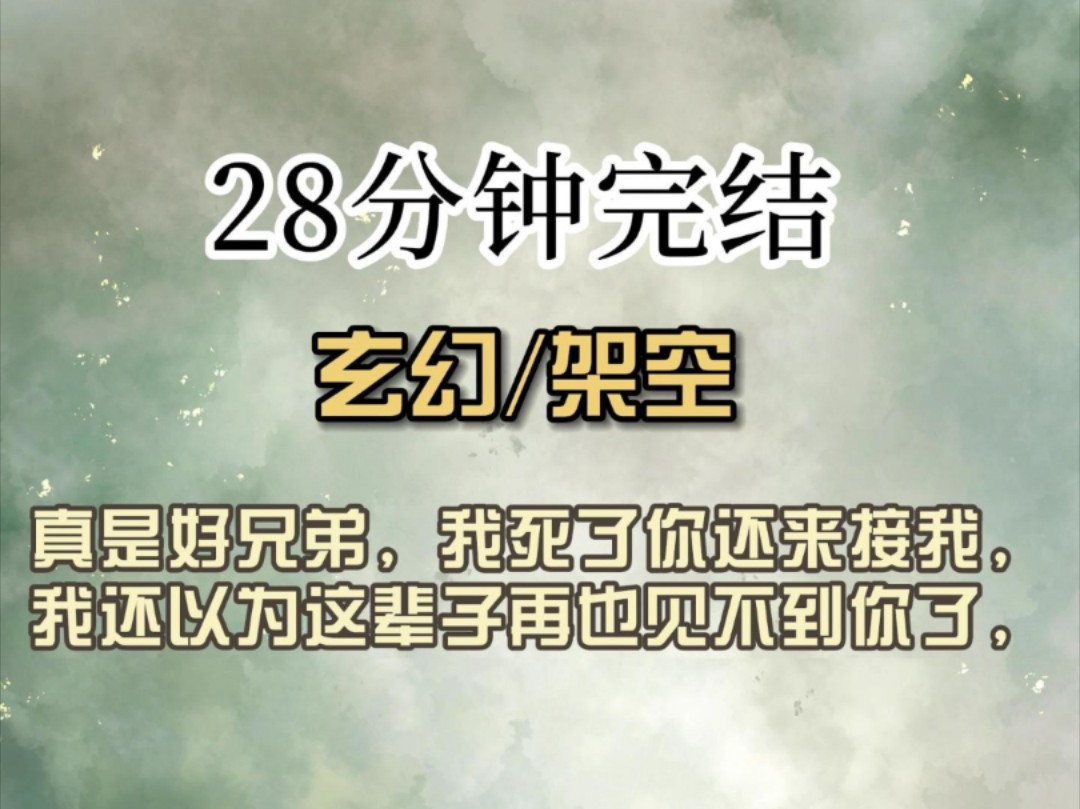 (全文已完结)真是好兄弟,我死了你还来接我,我还以为这辈子再也见不到你了,哔哩哔哩bilibili