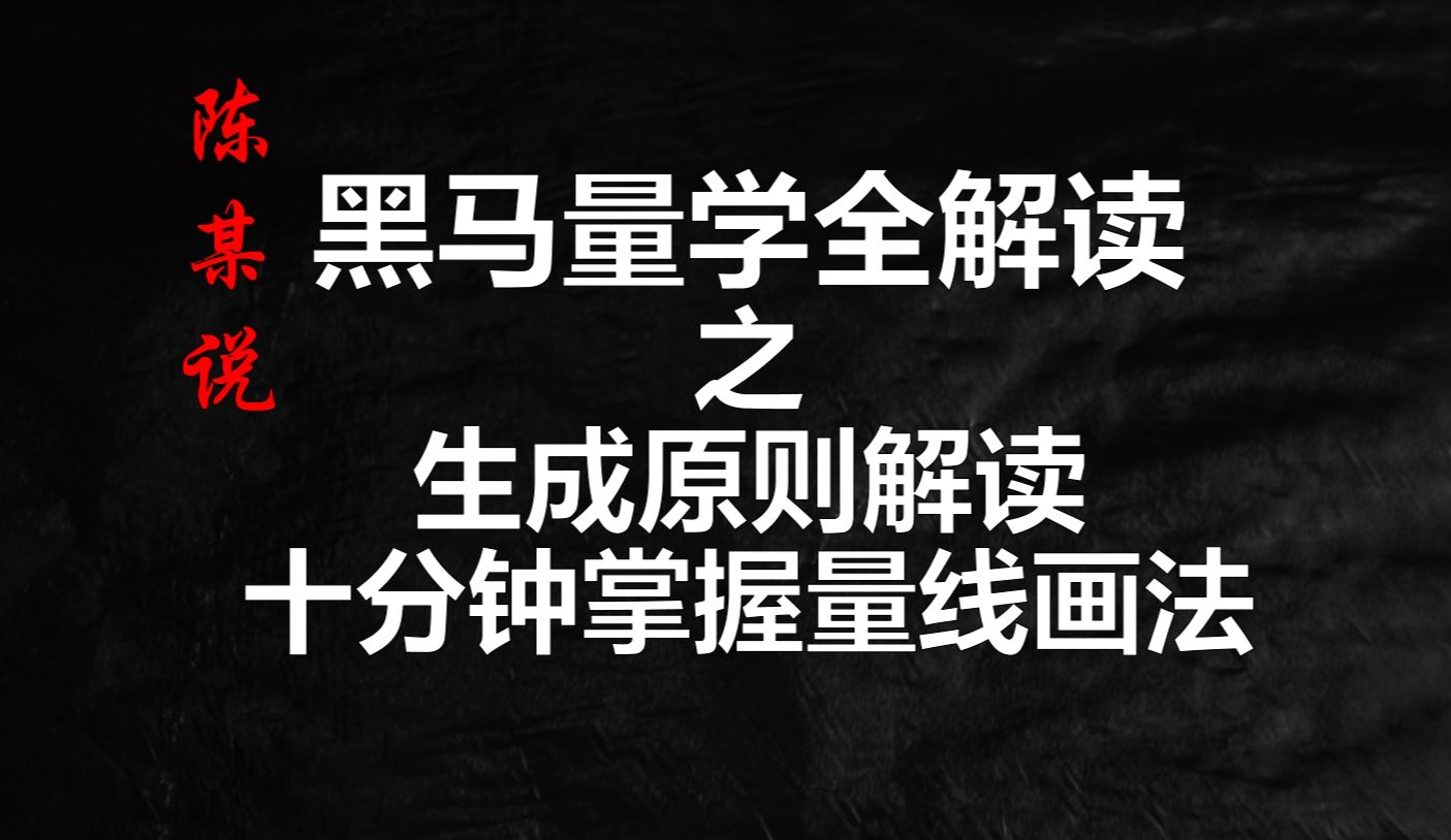 我不允许还有粉丝不知道量线怎么画,教你轻松拿捏阻力支撑的画法哔哩哔哩bilibili