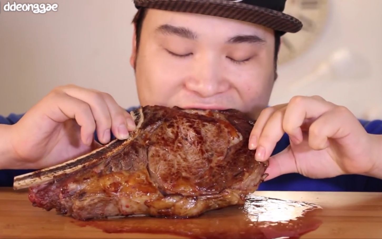 ddeonggaetv战斧牛排吃播realsoundasmr