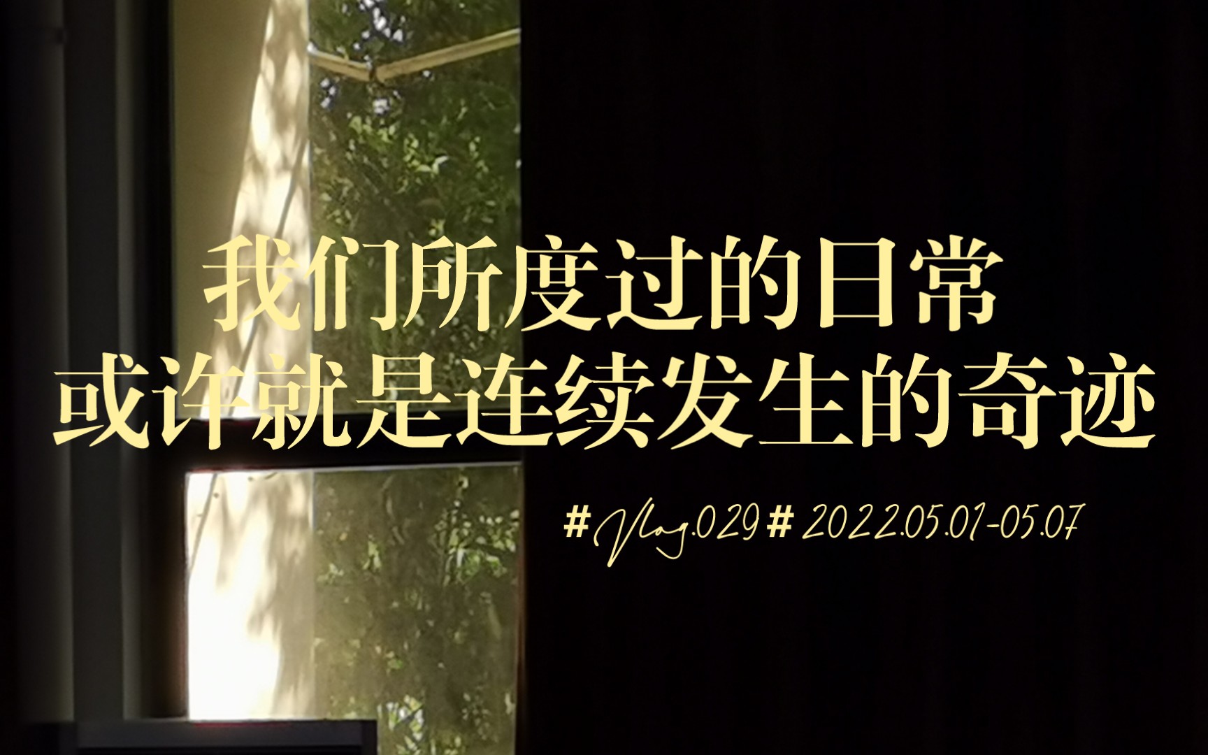 029#】寻找光芒/我们每天度过的平凡的日常,也许就是连续发生的奇迹