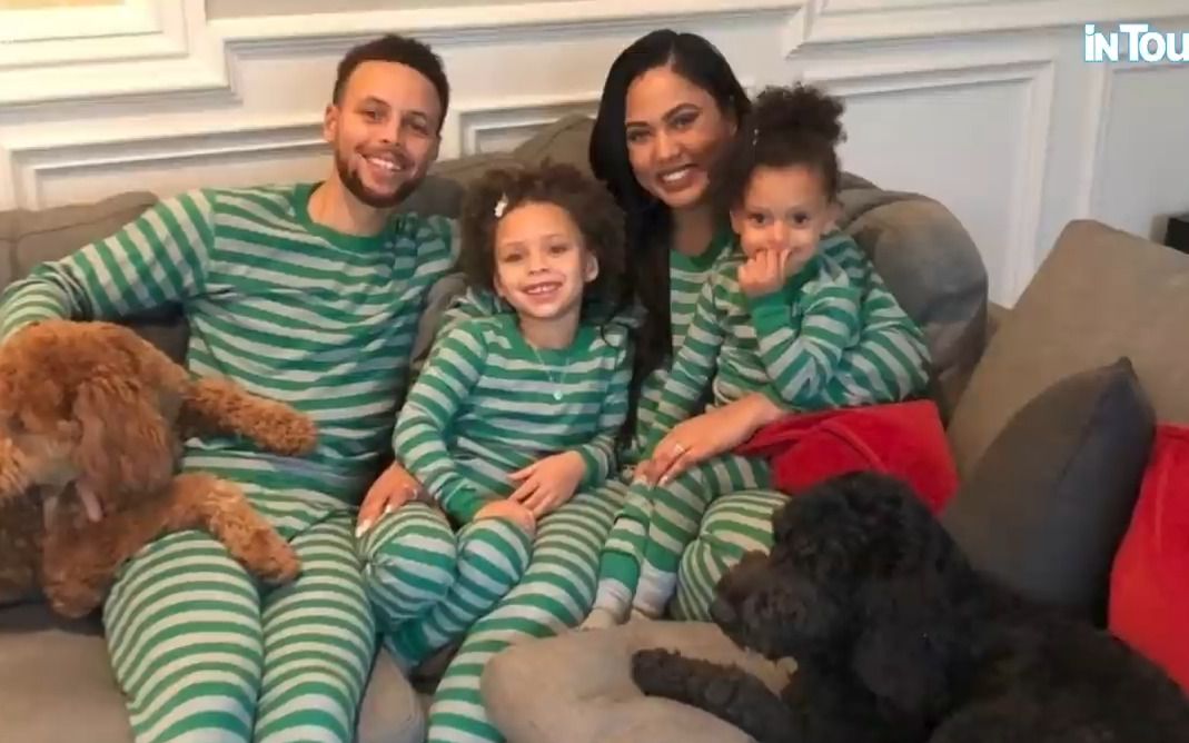 【伟大的库里】斯蒂芬库里和艾莎咖喱孩子:莱利,瑞安和佳能咖喱迄今