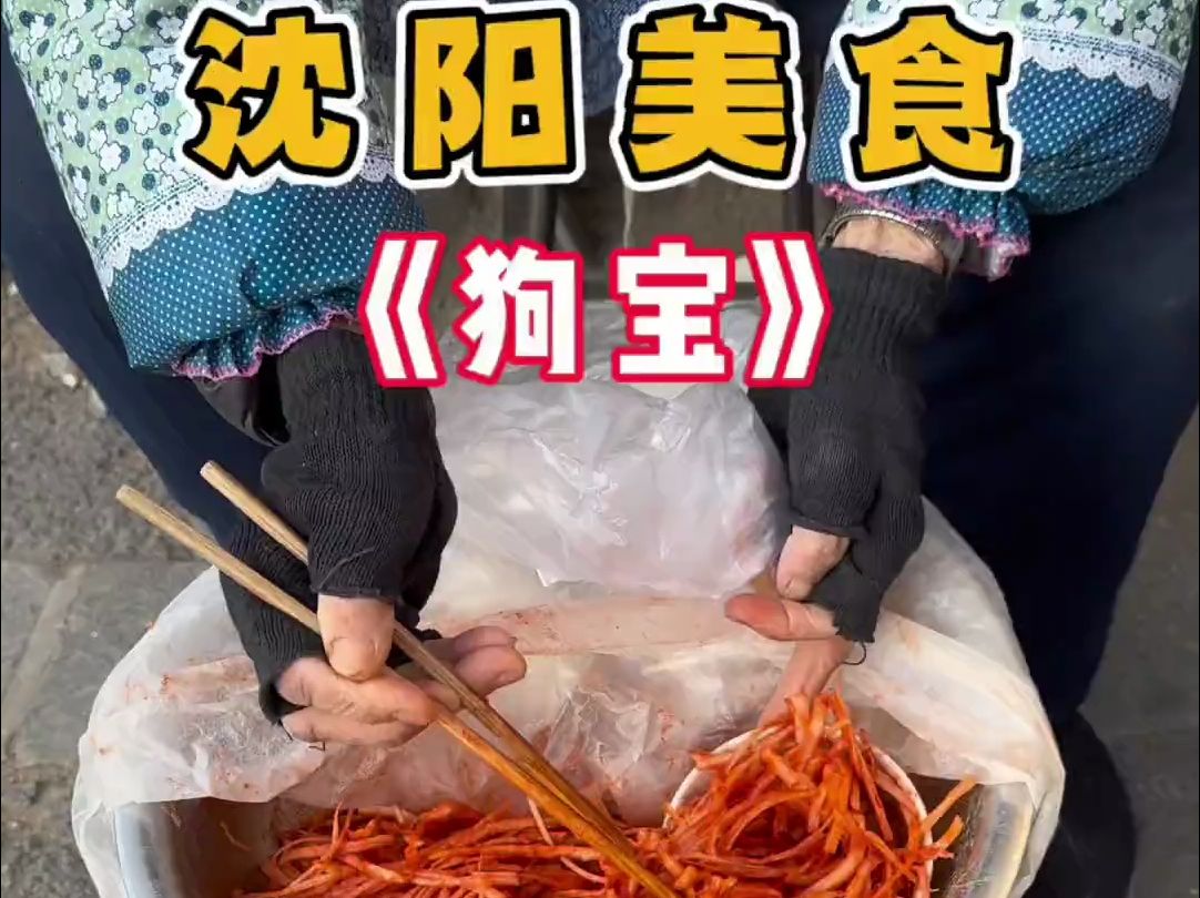 沈阳美食,狗宝,用狗宝做的,吃起来是狗宝的味道哔哩哔哩bilibili